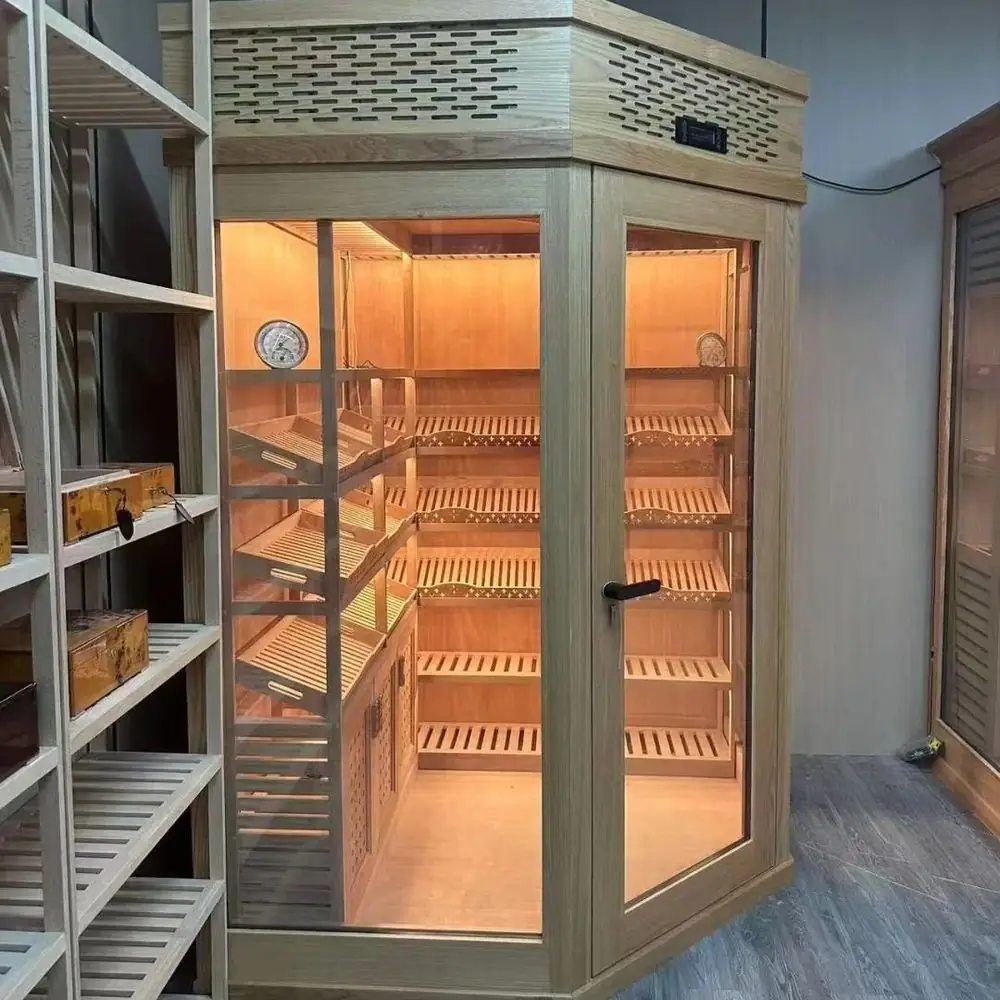 288L Stainless Steel Cigar Cellar Cooler — supplementary view, factory workshop