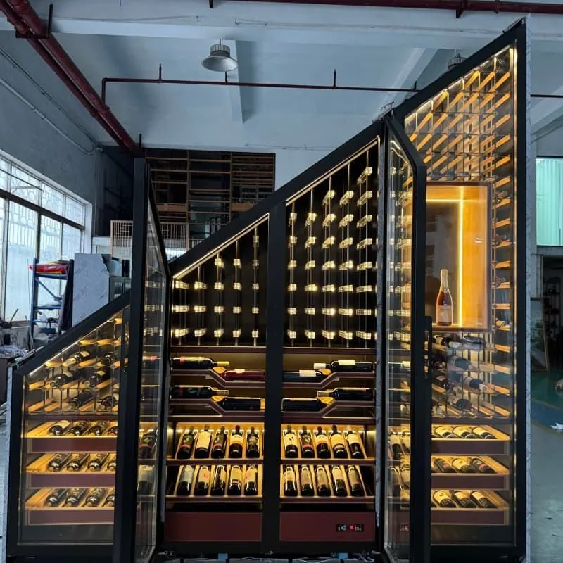 100L Dual-Zone Temperature-Controlled Cabinet — supplementary view, factory workshop