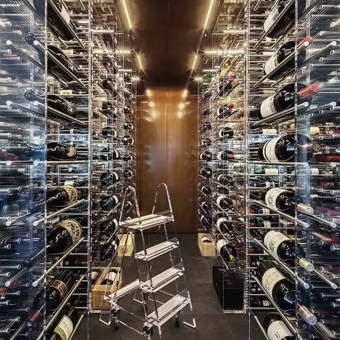 F-88 Compact 120-Bottle Wine Cellar — interior layout with acrylic rack