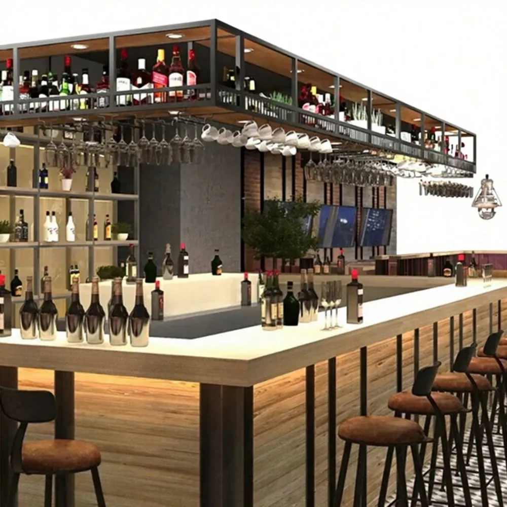 Architectural Metal Wine Racking System