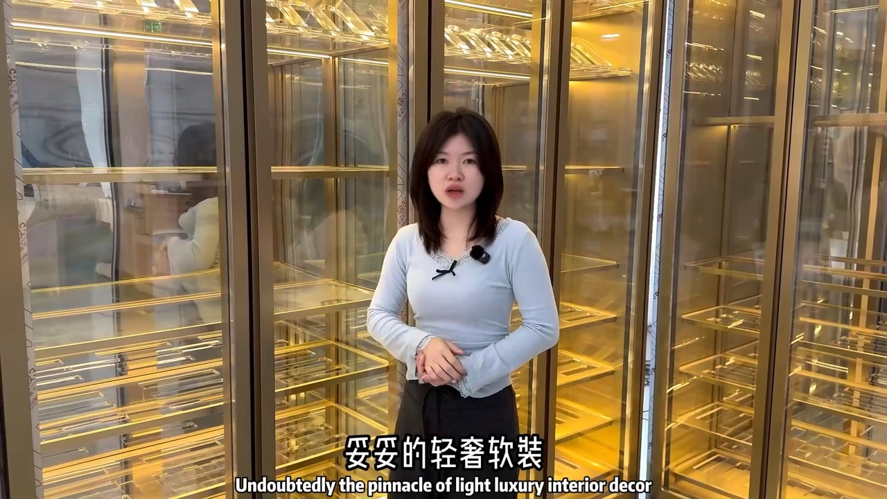 Modern stairwell wine cellar built into a staircase — video still